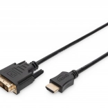 Adapterkabel HDMI til DVI-D (18+1) 2 m, Full HD 60 Hz