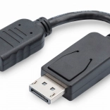 Adapter DisplayPort til HDMI, 1080p 60 Hz, sort, 0,15 m