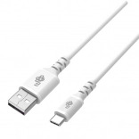 Silikone USB–USB‑C kabel 2 m, hurtig opladning