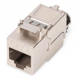 Keystone-modul RJ45 (8P8C) Cat 8.1 STP, skærmet, værktøjsfri, stål