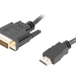 HDMI til DVI‑D Dual Link kabel 3 m – sort