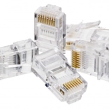RJ45 UTP-stik kat. 6 (pakke med 100 stk)