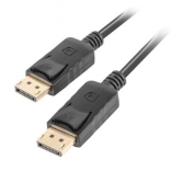 DisplayPort-kabel 1,8 m (DP–DP), 4K, sort