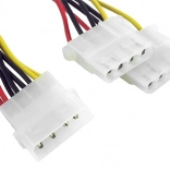 Strømkabel 1xMOLEX/2xMOLEX