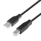 USB-kabel AM-BM 1,8 m sort