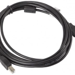 USB 2.0-kabel AM-BM 3M Lanberg sort