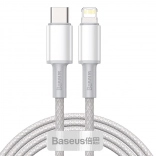 USB-C til Lightning kabel Baseus med høj densitet fletning, 20W, PD, 2m