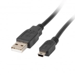 USB 2.0 mini AM-BM kabel 1,8 m sort Canon