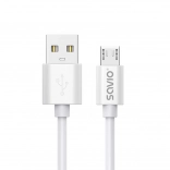 Savio USB-A til micro USB-kabel 3 m, hurtig opladning 2 A