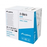 LAN-netværkskabel 100 m grå