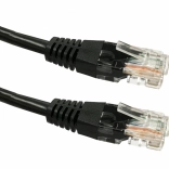 Patchkabel RJ45 UTP Cat 5e 5 m sort