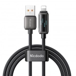 USB-A til Lightning-kabel Mcdodo med LED-display 1,2 m