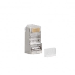 RJ45-stik 8P8C kat.6 FTP med leder 100 stk