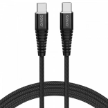 USB-C-kabel Savio 5A 2m