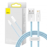 Baseus Dynamic kabel USB–Lightning 1 m, hurtig opladning 2,4 A, blå