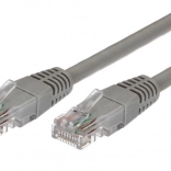 Patchkabel RJ45 UTP Cat.6A 3 m grå kobber
