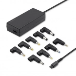 Universel automatisk strømforsyningsadapter 65 W med 9 udskiftelige stik