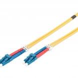 Patchcord FO singlemode 09/125 OS2 LC-LC duplex 2 m gul
